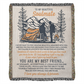 To My Soulmate — Mountain Campfire Blanket 🏕️❤️