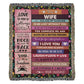 Gift for Wife – You Are My Sunshine Blanket