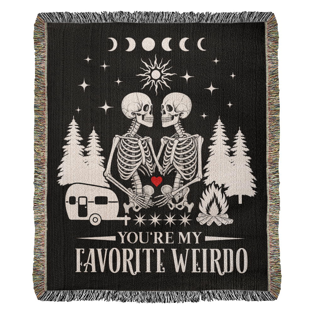 Cozy Up With Your Favorite Weirdo – The Perfect Camping Couples Blanket