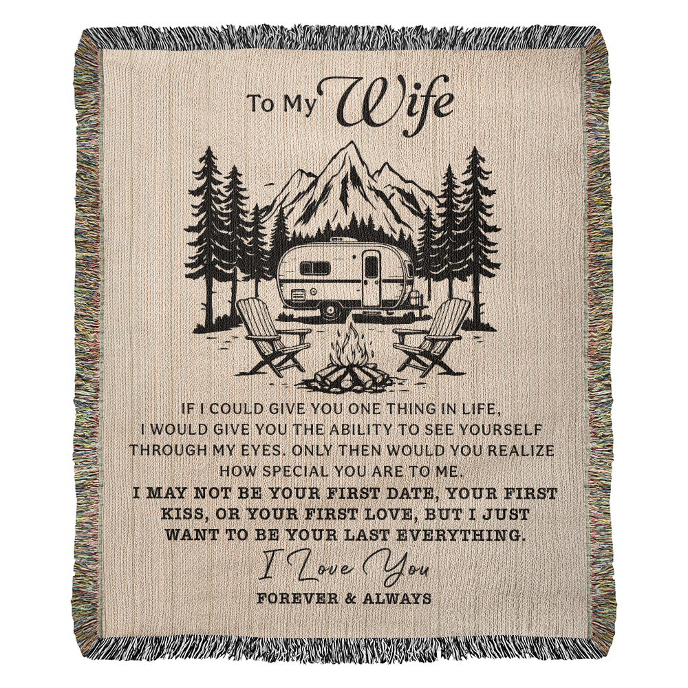 To My Wife — Camper Love Blanket ❤️🔥