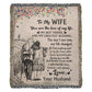 Timeless Love Sketch Blanket – A Gift for Wife