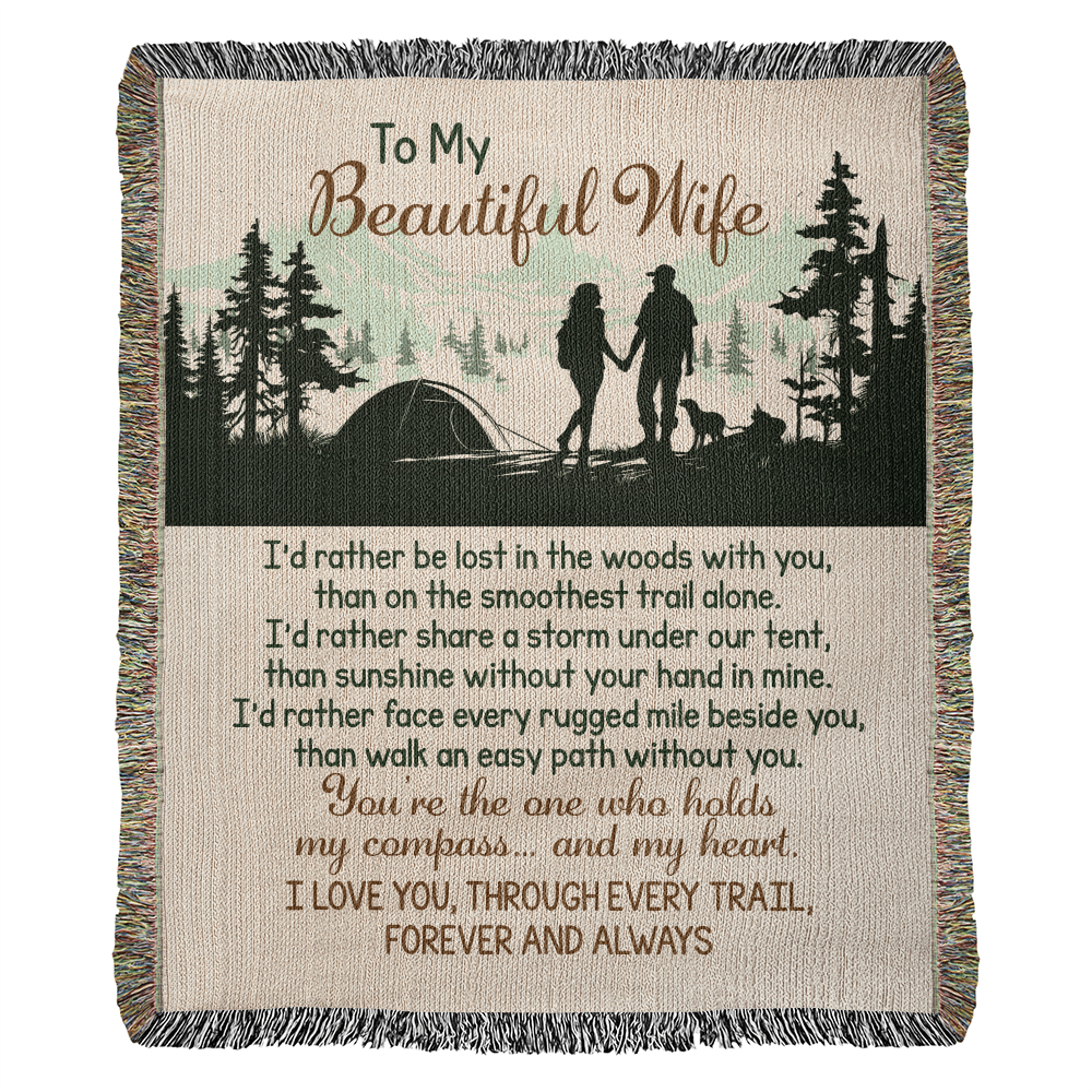 To My Beautiful Wife – My Compass, My Forever ❤️🏕️