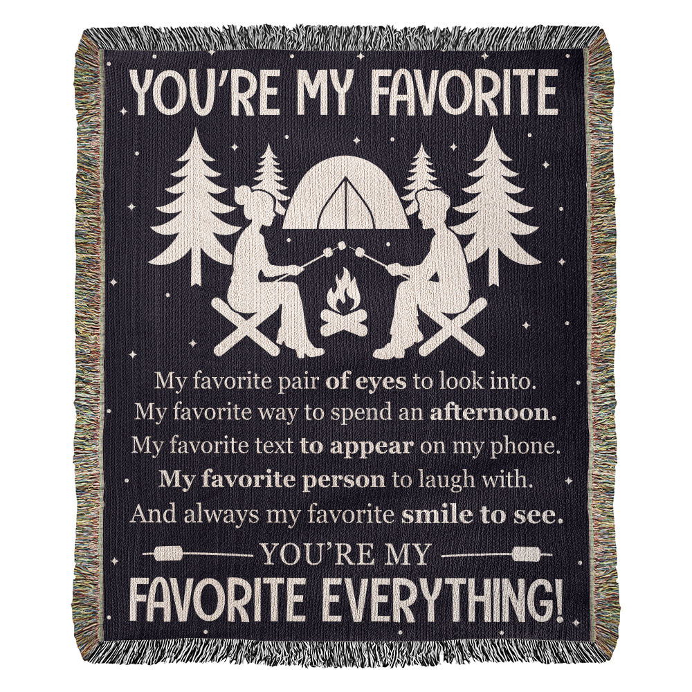 Camping Blanket Gift – For Your Favorite Person in the World