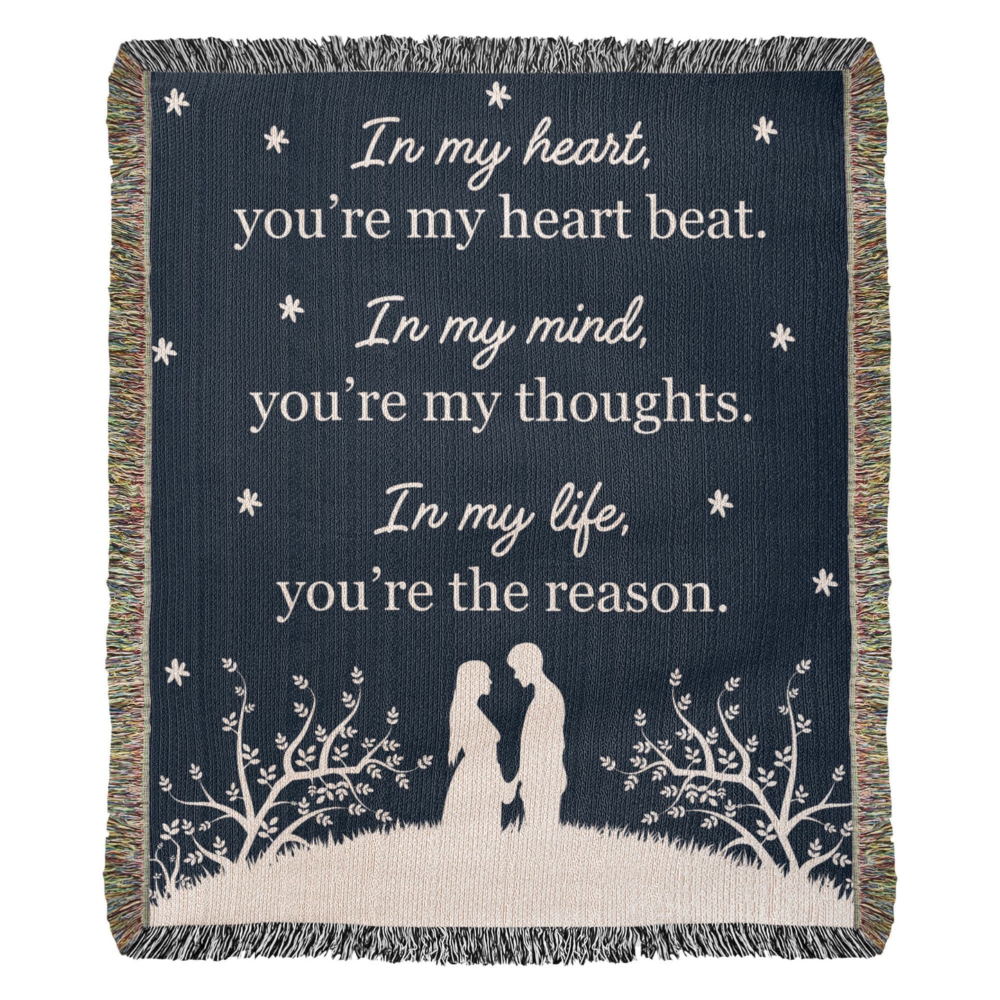 Gift for My Love – You're My Heartbeat Forever Blanket