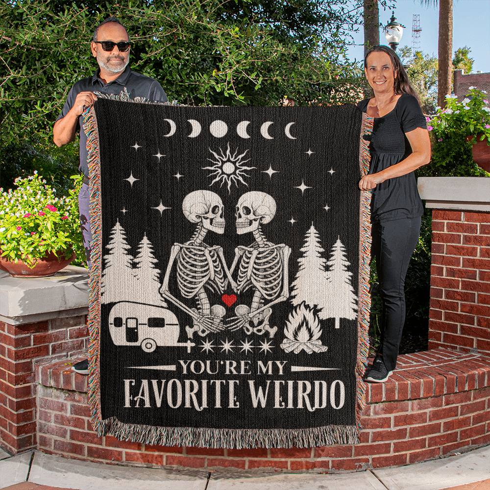 Cozy Up With Your Favorite Weirdo – The Perfect Camping Couples Blanket
