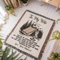 Camping Blanket Gift for Wife – My Adventure Partner, My Home on Every Trail