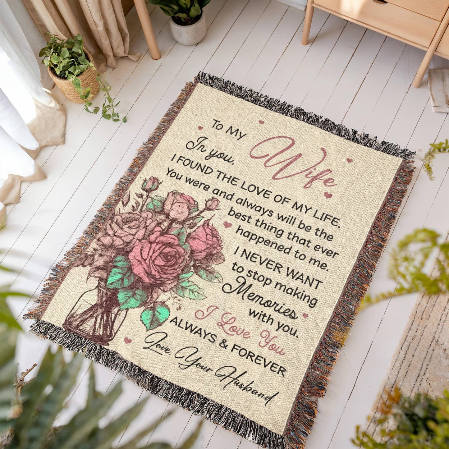 Forever Memories Blanket – Wife Gift