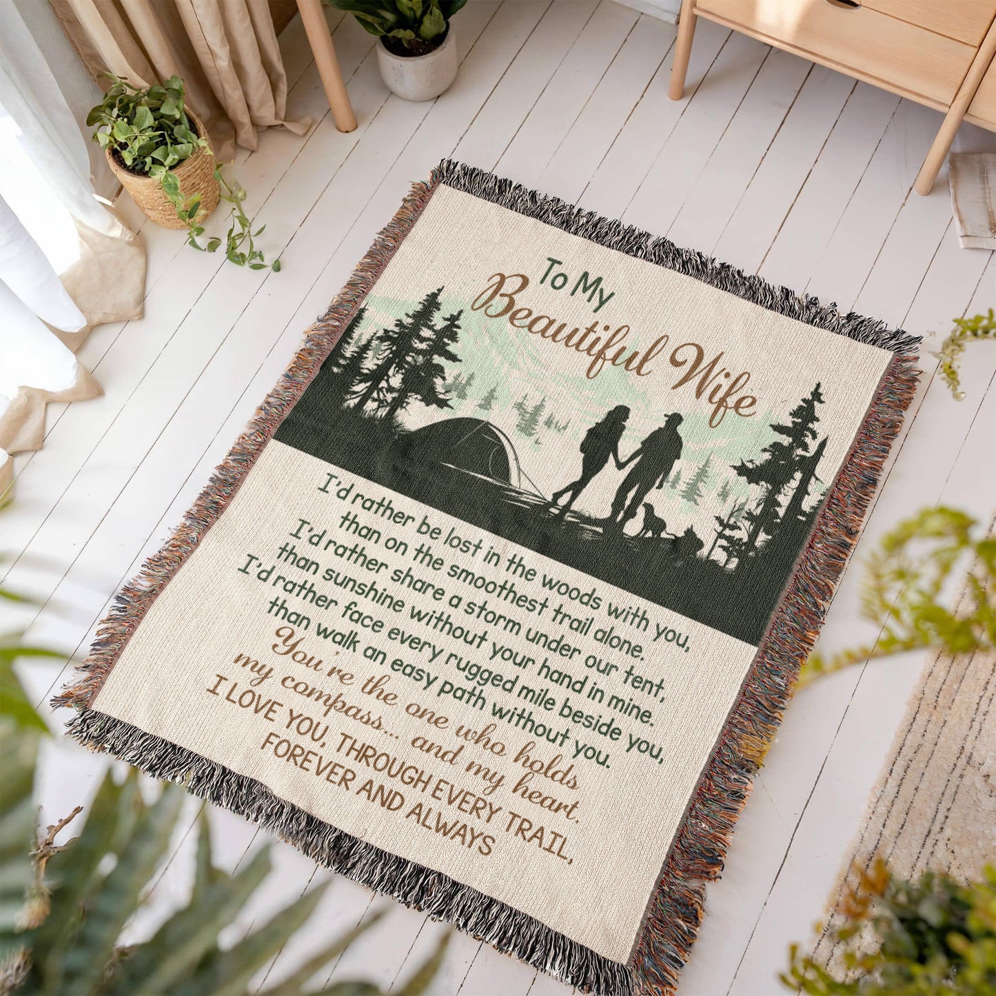 To My Beautiful Wife – My Compass, My Forever ❤️🏕️