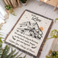 Camping Blanket Gift – For the One Who’s Your Rock, Through Every Hour and Horizon