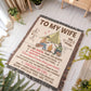 Camping Blanket Gift – For the Wife Who Needs to Know How Special She Truly Is