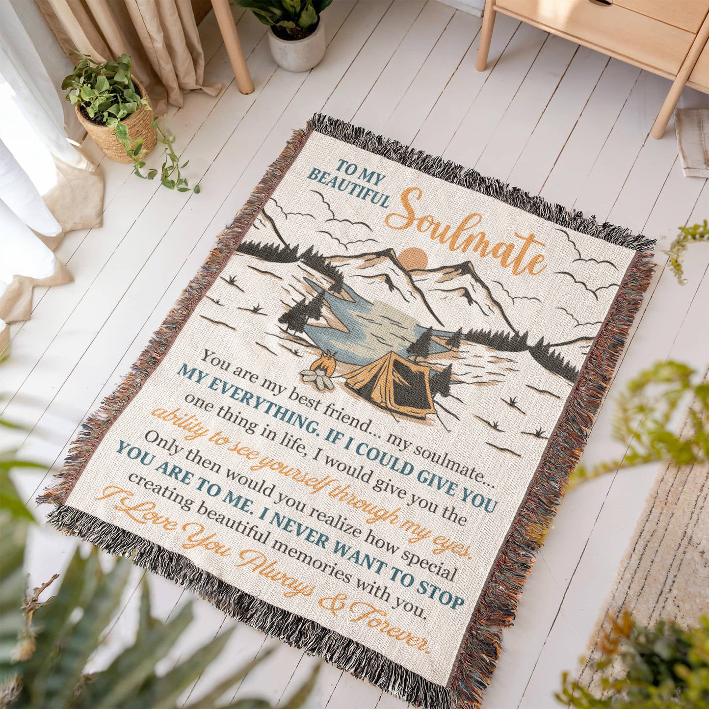 To My Soulmate — A Love Letter Wrapped in Mountains & Memory 🏕️❤️