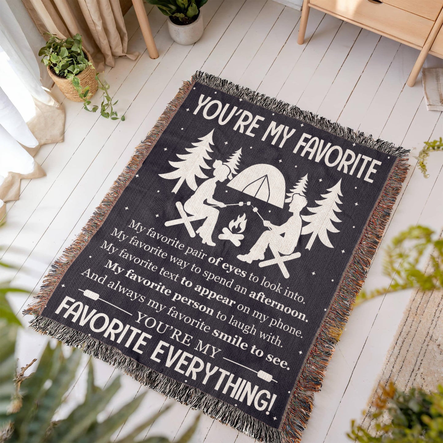 Camping Blanket Gift – For Your Favorite Person in the World