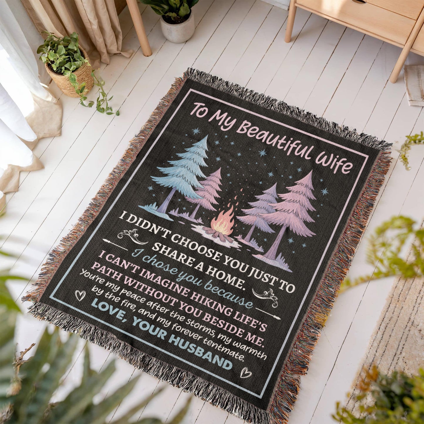 To My Beautiful Wife – You’re My Peace, My Fire, My Forever Tentmate 💕