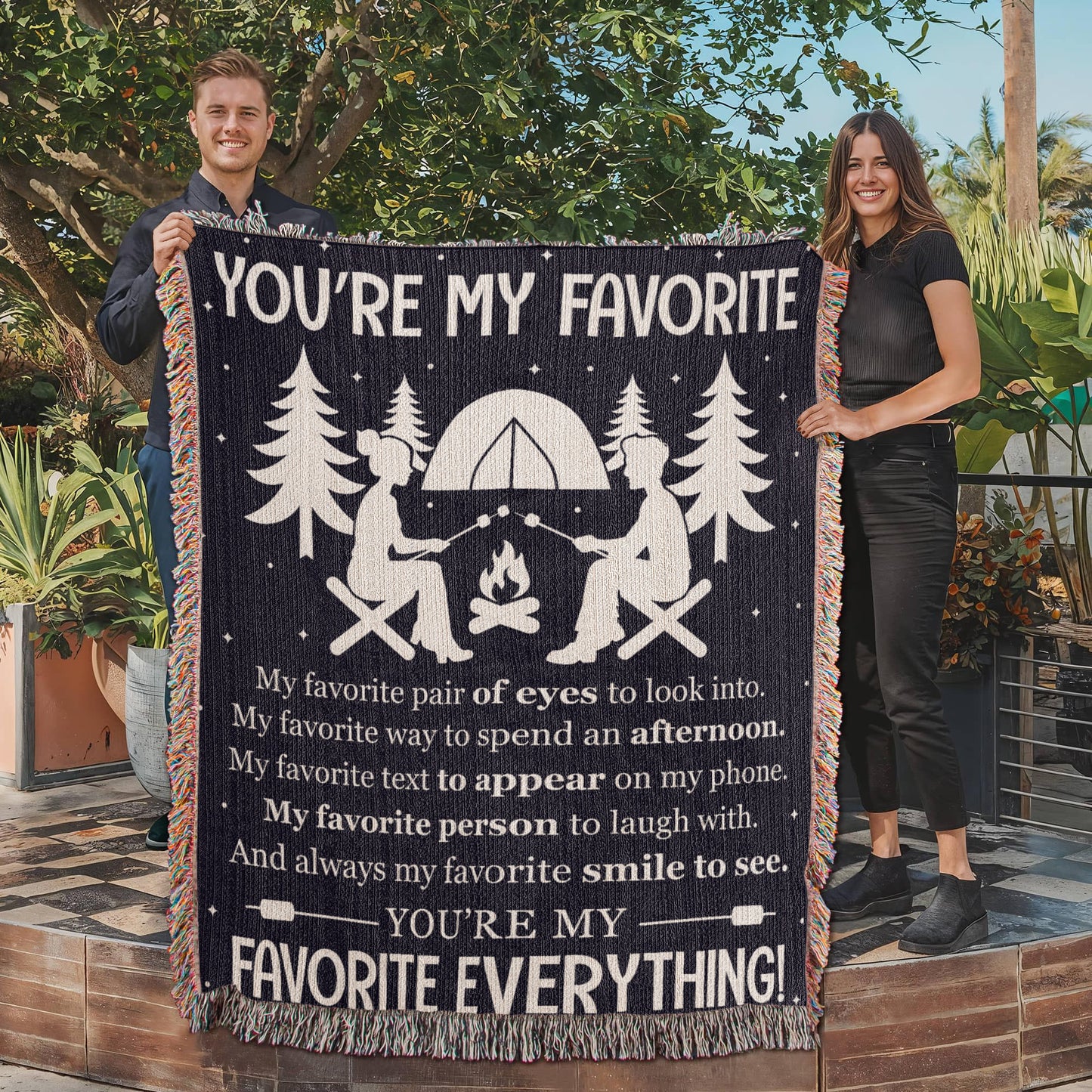 Camping Blanket Gift – For Your Favorite Person in the World