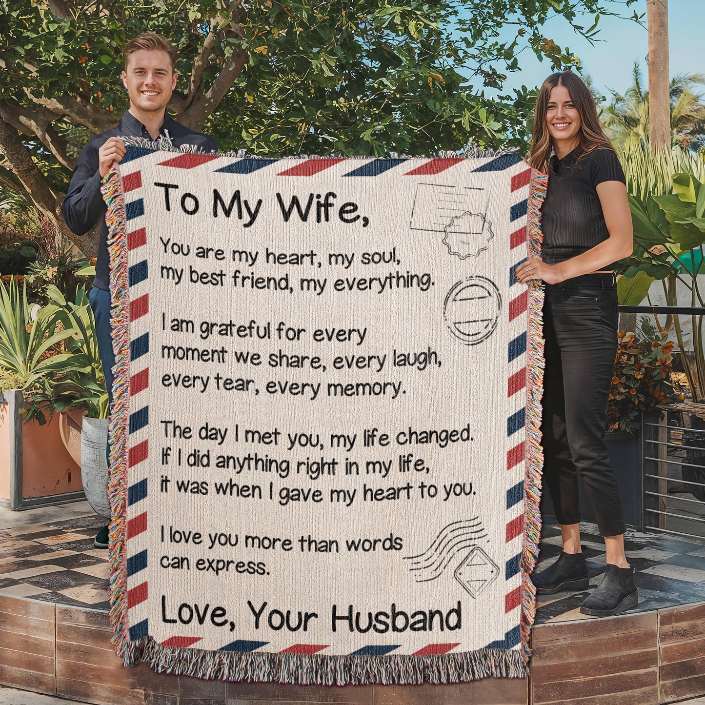 Love Letter Wife Blanket – Gift for Wife