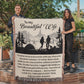 Camping Blanket Gift – For the Wife Who’s Your Compass Through Every Trail