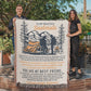 To My Soulmate — Mountain Campfire Blanket 🏕️❤️