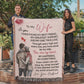 Hug From Me Blanket – Gift for a Wife