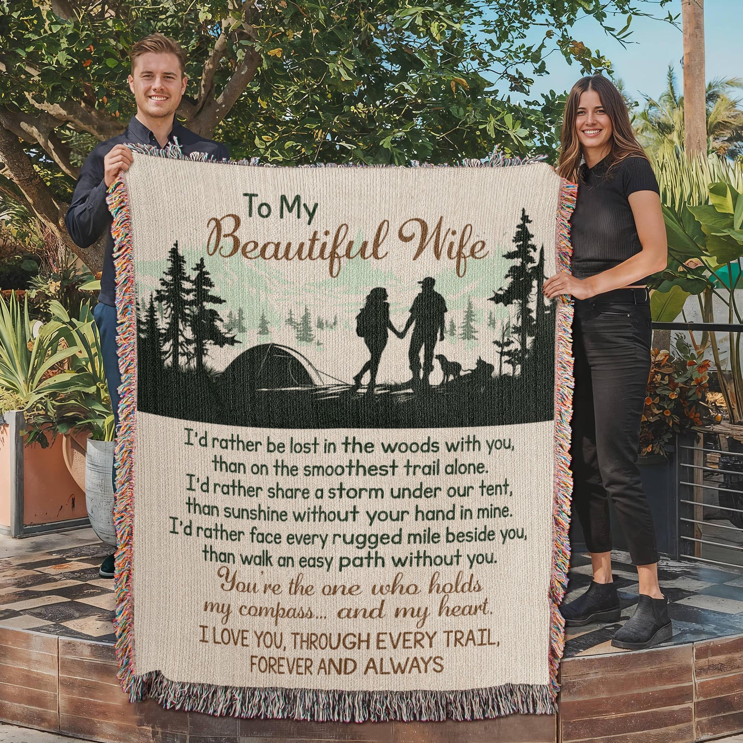 To My Beautiful Wife – My Compass, My Forever ❤️🏕️