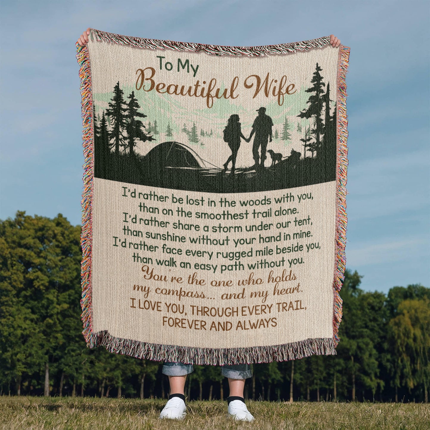 To My Beautiful Wife – My Compass, My Forever ❤️🏕️