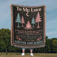 Camping Blanket Gift – A Romantic Keepsake for Your Forever Love