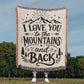 I Love You to the Moon and Back (Blanket)