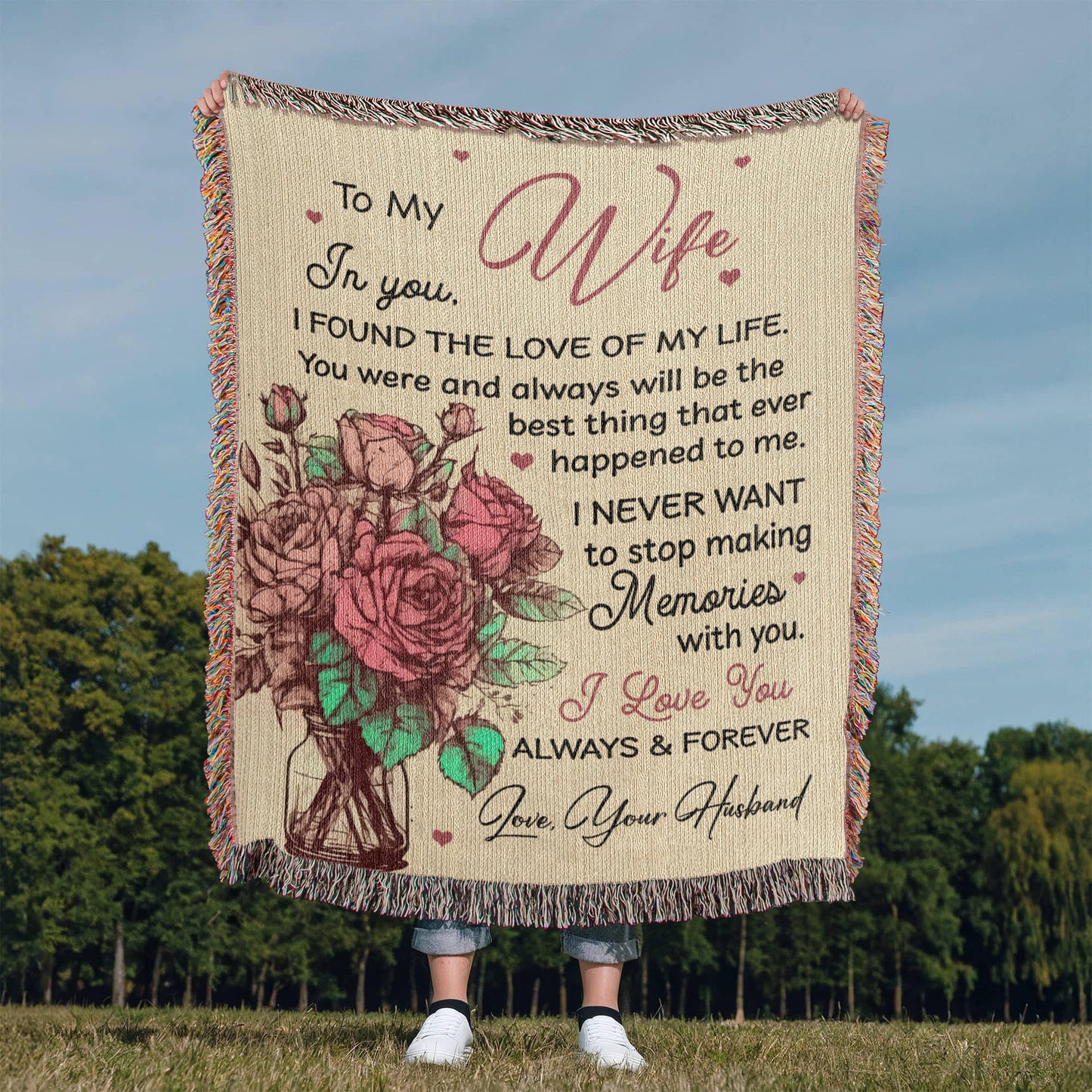 Forever Memories Blanket – Wife Gift