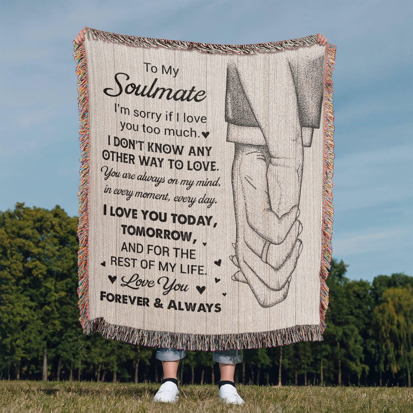 Forever & Always – Soulmate Love Gift Blanket
