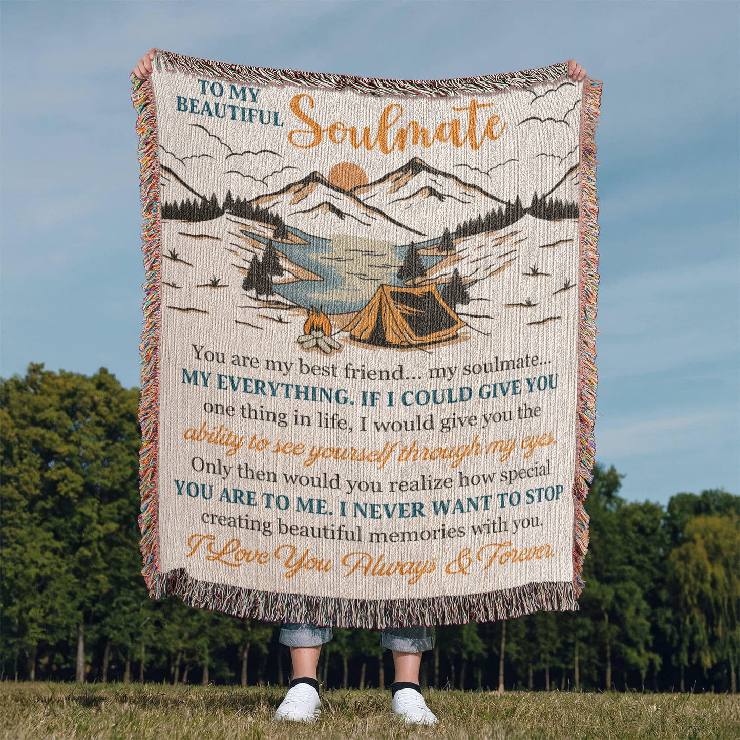 To My Soulmate — A Love Letter Wrapped in Mountains & Memory 🏕️❤️