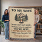 Camping Blanket Gift – For the Wife Who’s Sexy, Strong, and Always Appreciated