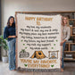 happy birthday blanket