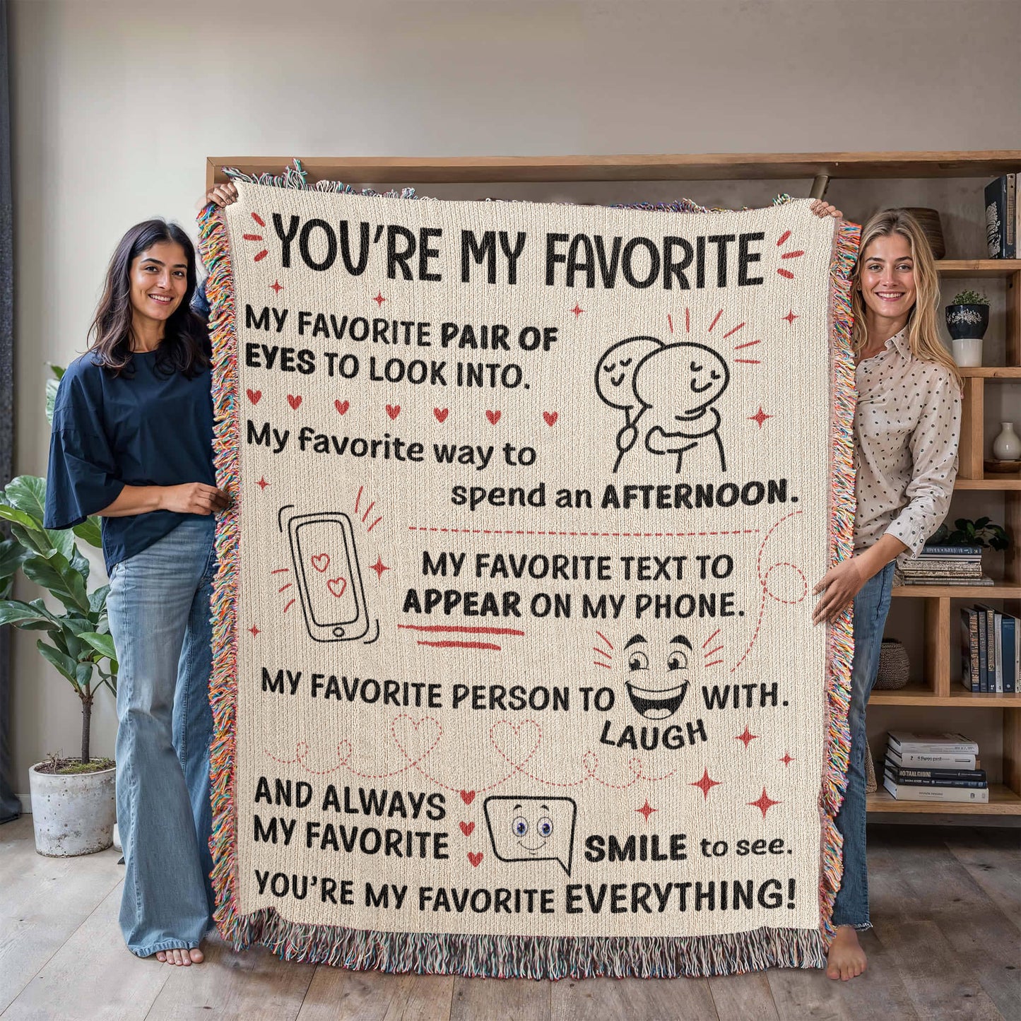 You’re My Favorite – Cute & Cozy Romantic Blanket ❤️