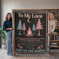 Camping Blanket Gift – A Romantic Keepsake for Your Forever Love