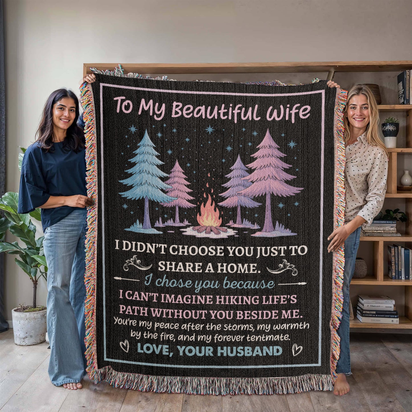 To My Beautiful Wife – You’re My Peace, My Fire, My Forever Tentmate 💕