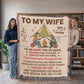 Camping Blanket Gift – For the Wife Who Needs to Know How Special She Truly Is