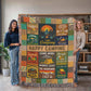 Happy Camping Blanket Gift