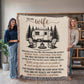 To My Wife – Campfire & Camper Love Quote Blanket 🔥💑