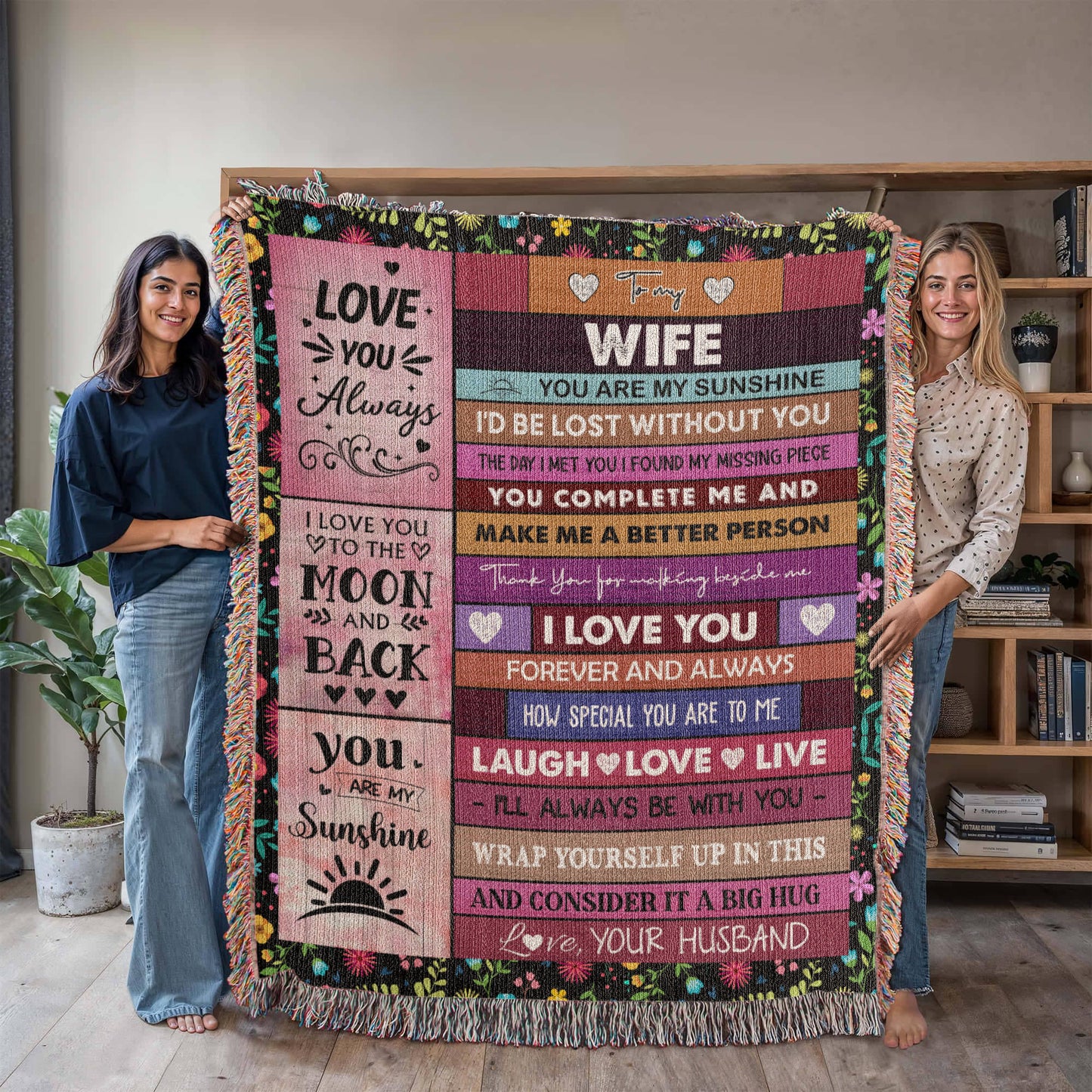 Gift for Wife – You Are My Sunshine Blanket