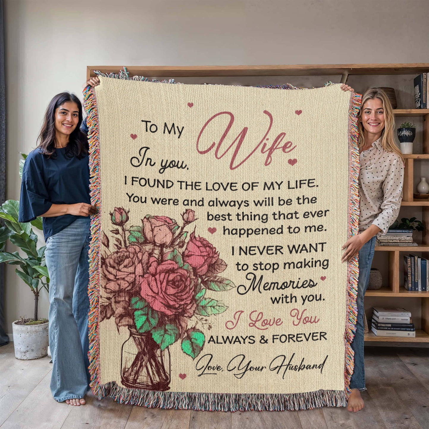 Forever Memories Blanket – Wife Gift