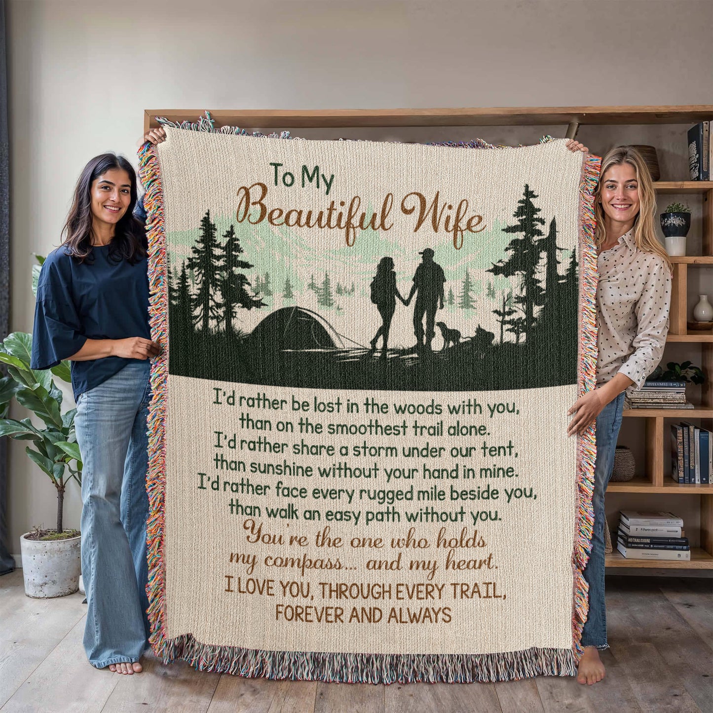 To My Beautiful Wife – My Compass, My Forever ❤️🏕️