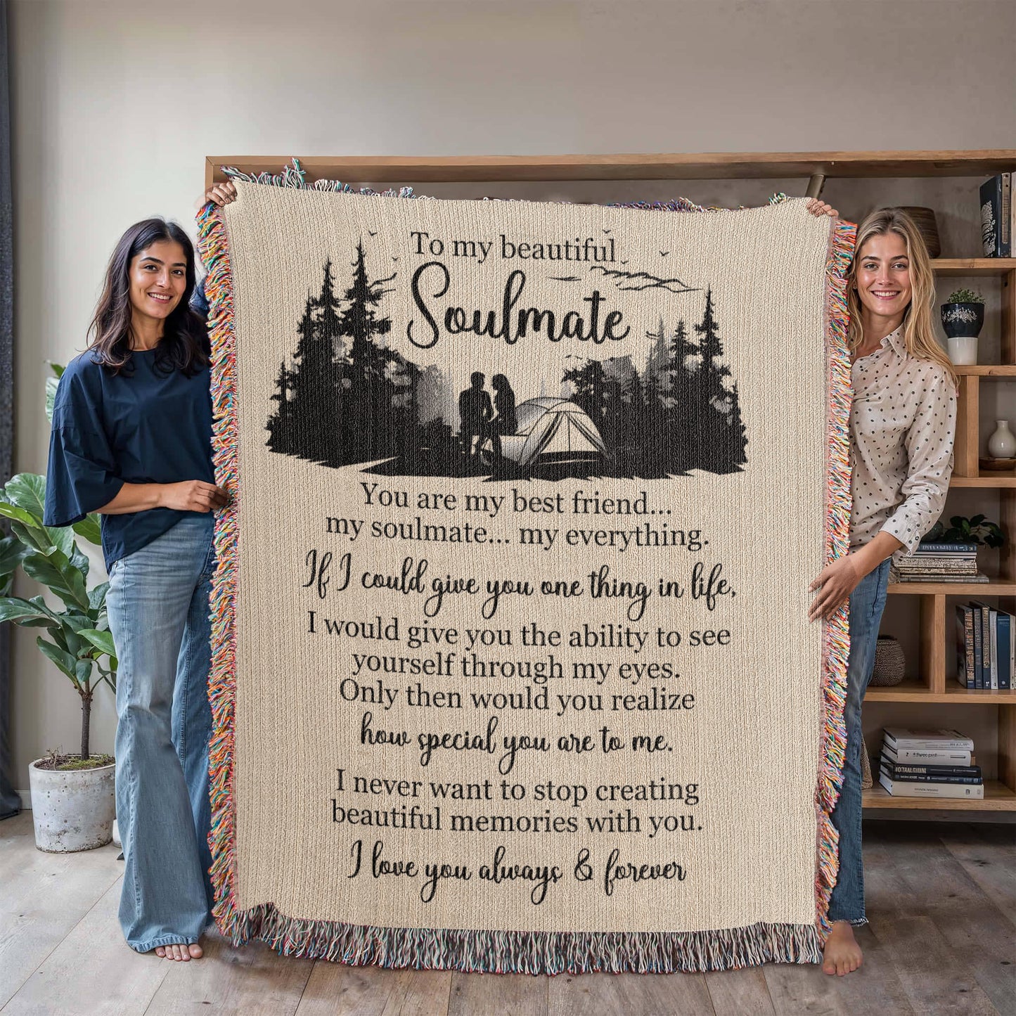 To My Beautiful Soulmate — A Blanket Full of Love, Memories, and Meaning ⛺❤️