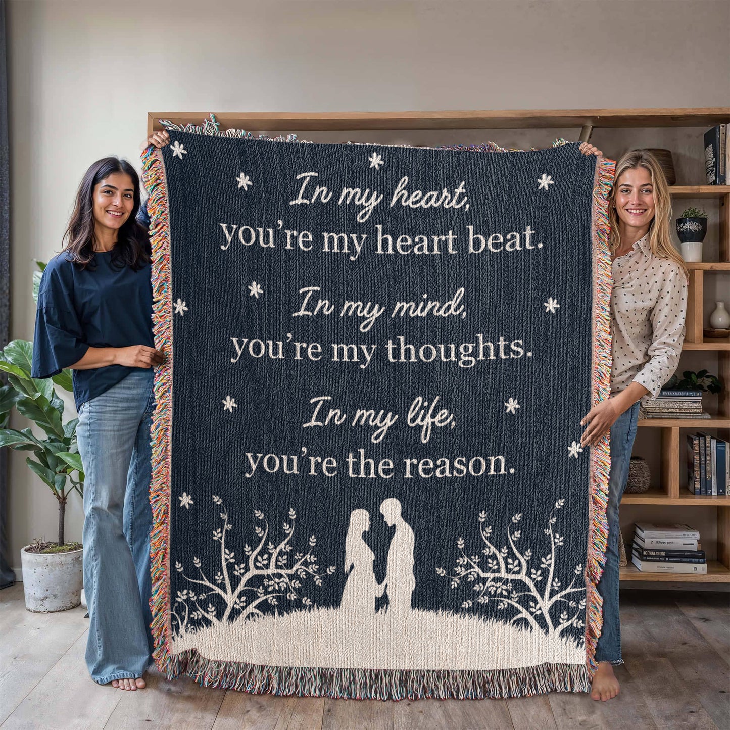 Gift for My Love – You're My Heartbeat Forever Blanket