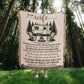 To My Wife – Campfire & Camper Love Quote Blanket 🔥💑