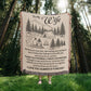 Camping Blanket Gift – For the Wife Who Turned Fate into Forever
