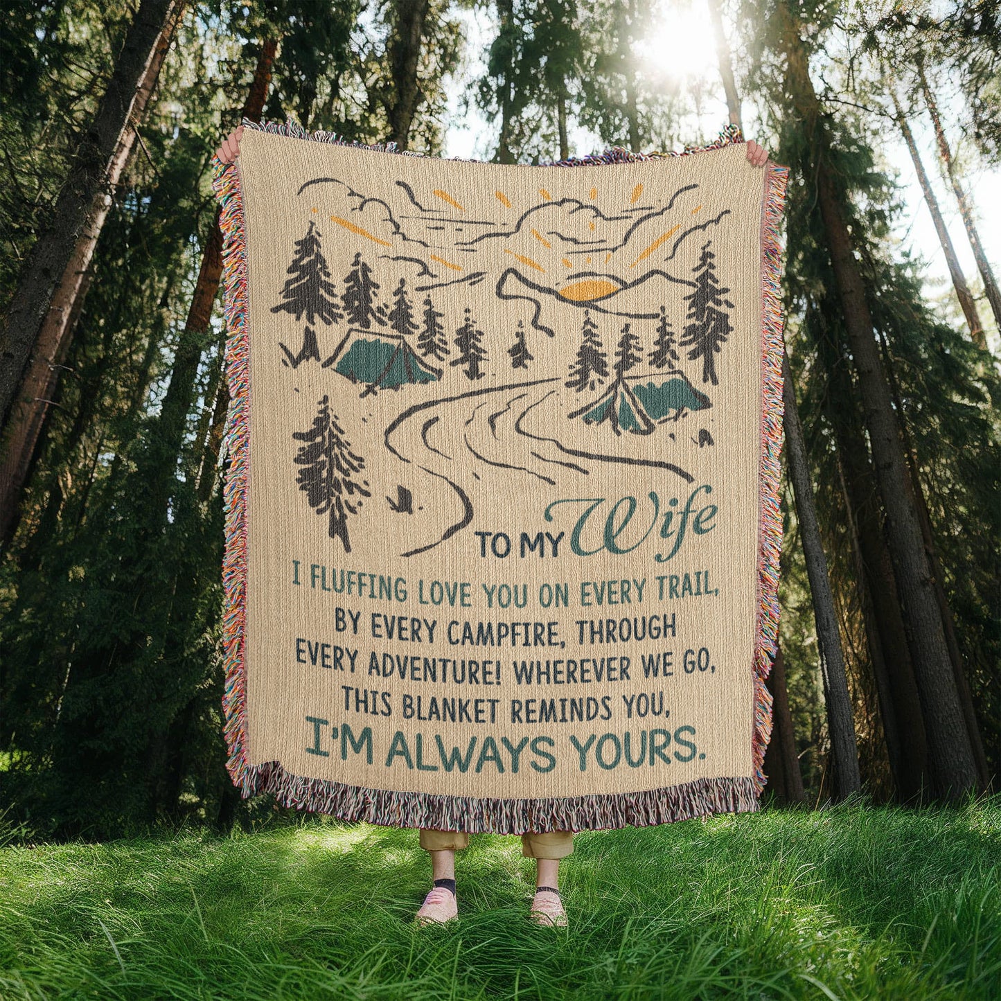 To My Wife – I Fluffing Love You on Every Trail 🏕️💚
