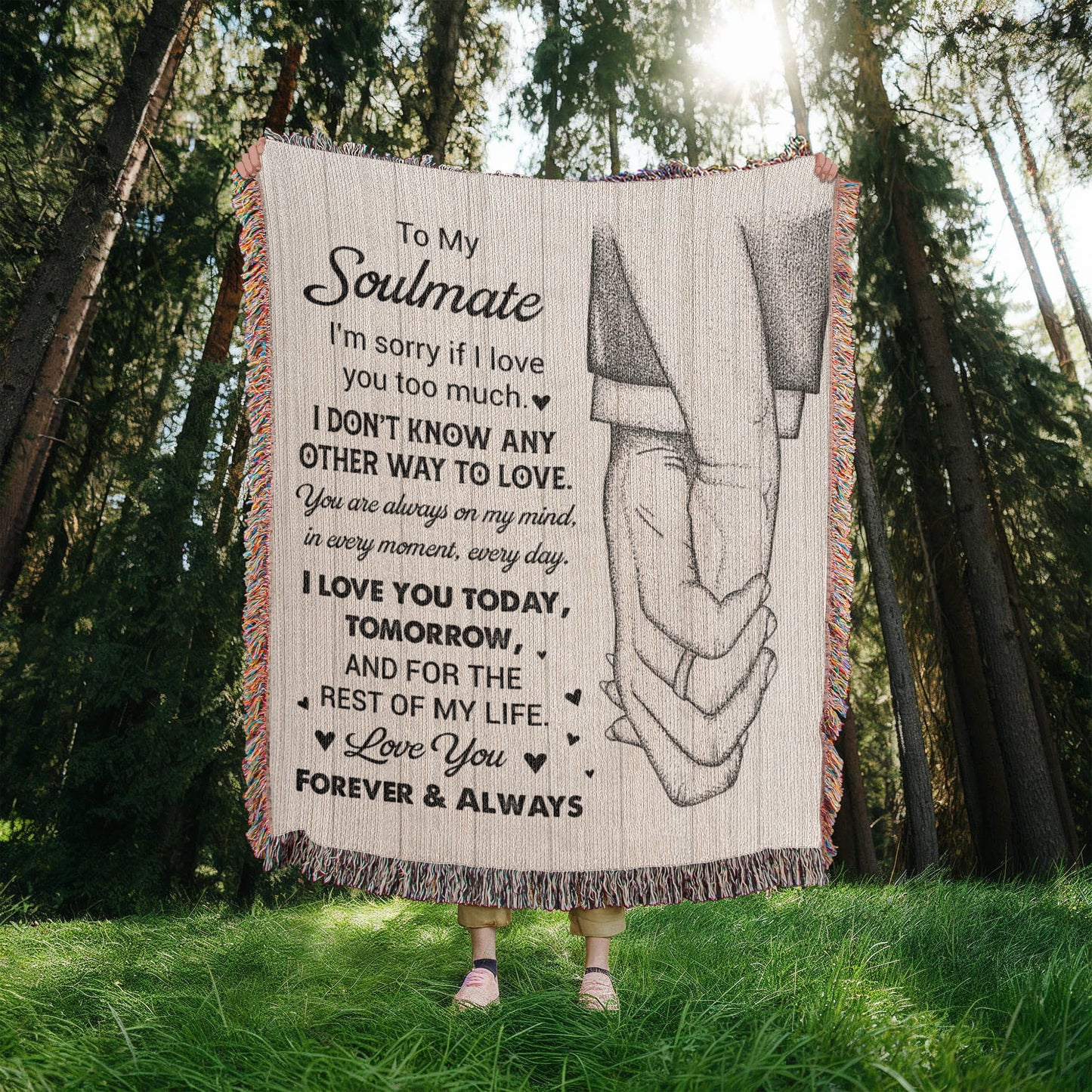 Forever & Always – Soulmate Love Gift Blanket