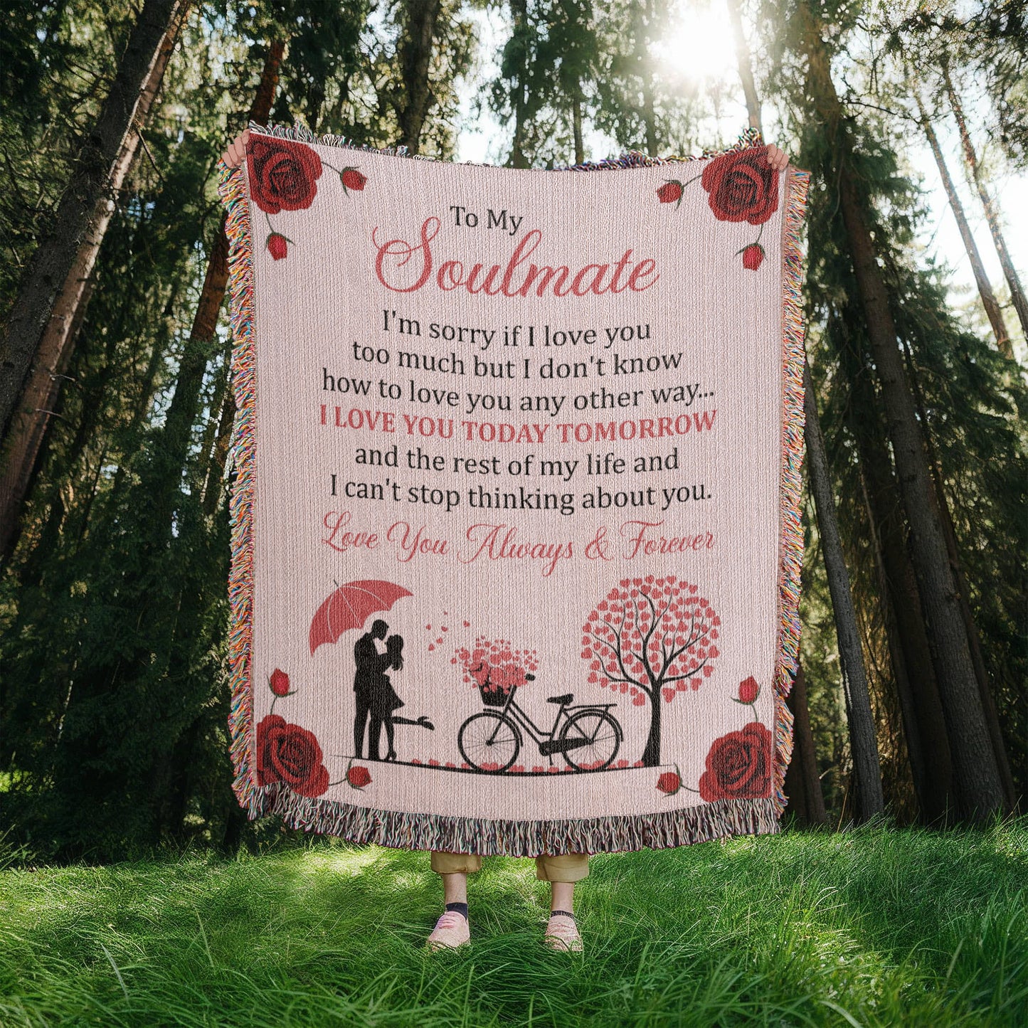Love You Today & Tomorrow Blanket – Gift for My Soulmate