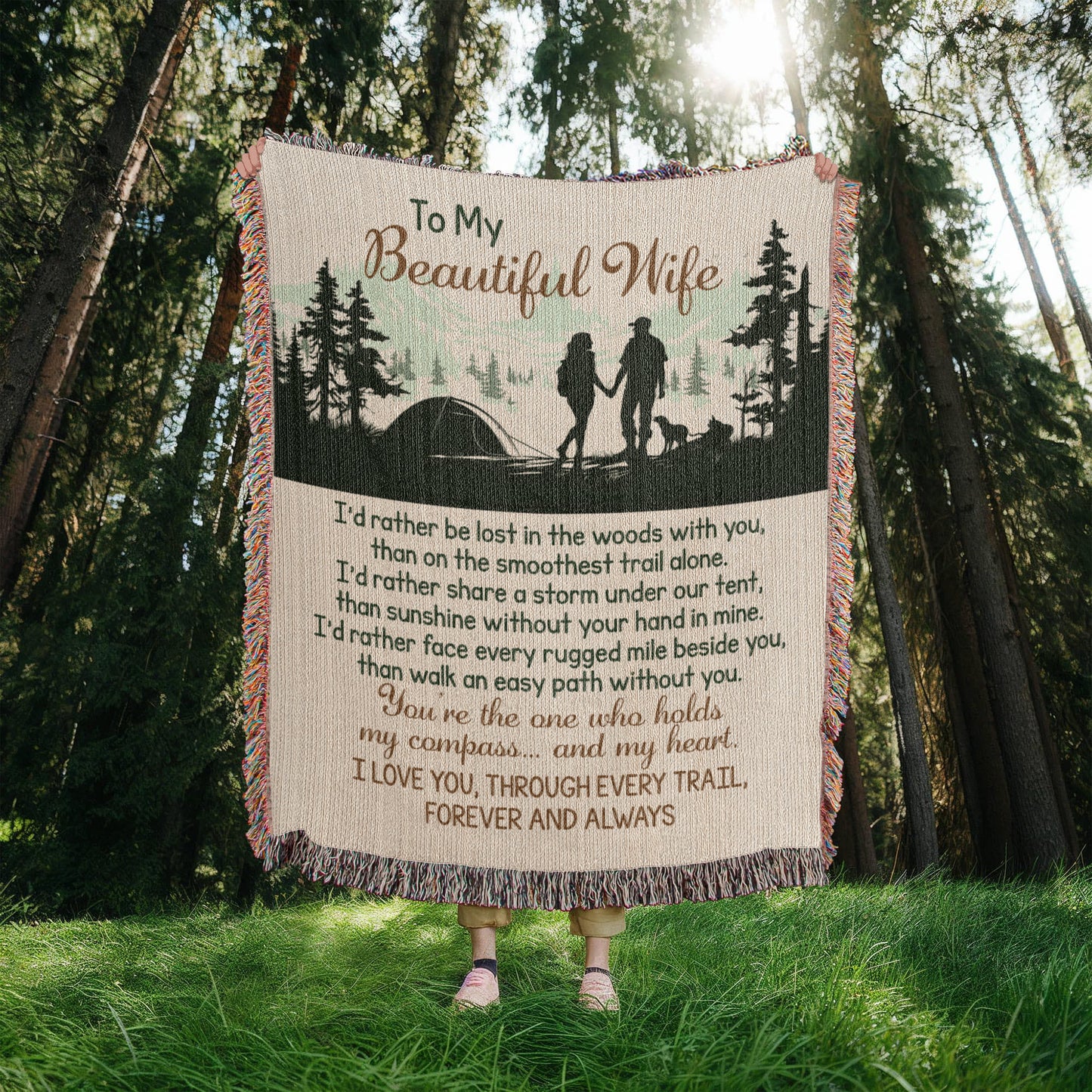 To My Beautiful Wife – My Compass, My Forever ❤️🏕️