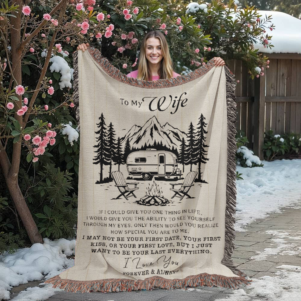 To My Wife — Camper Love Blanket ❤️🔥