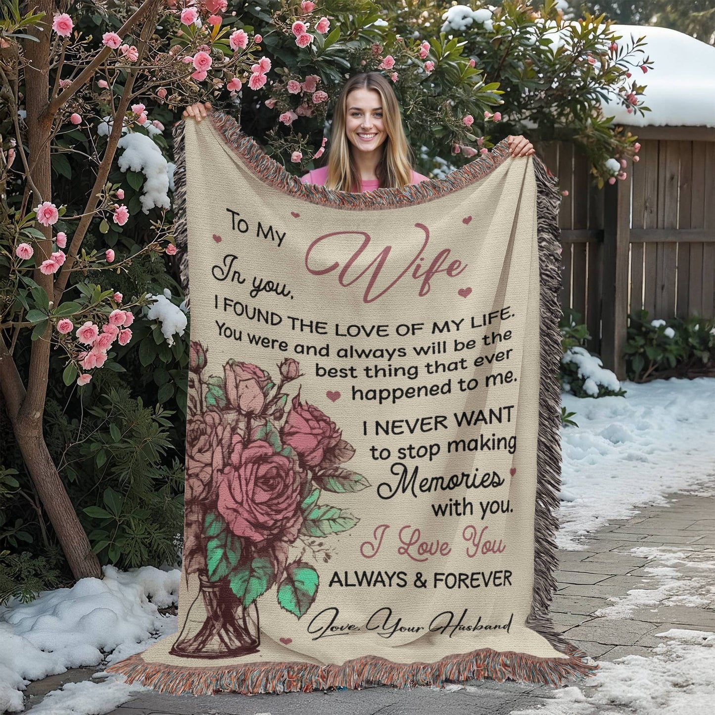 Forever Memories Blanket – Wife Gift